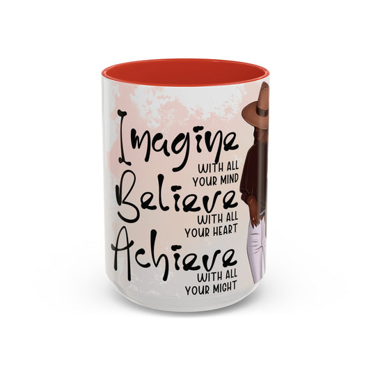 Imagine. Believe. Achieve Ceramic Mug