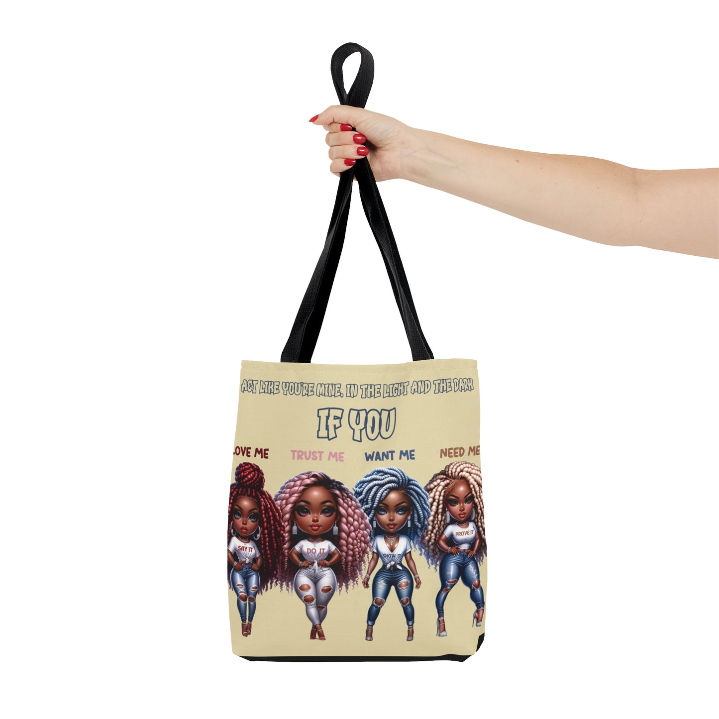 "SAY IT" TOTE BAG