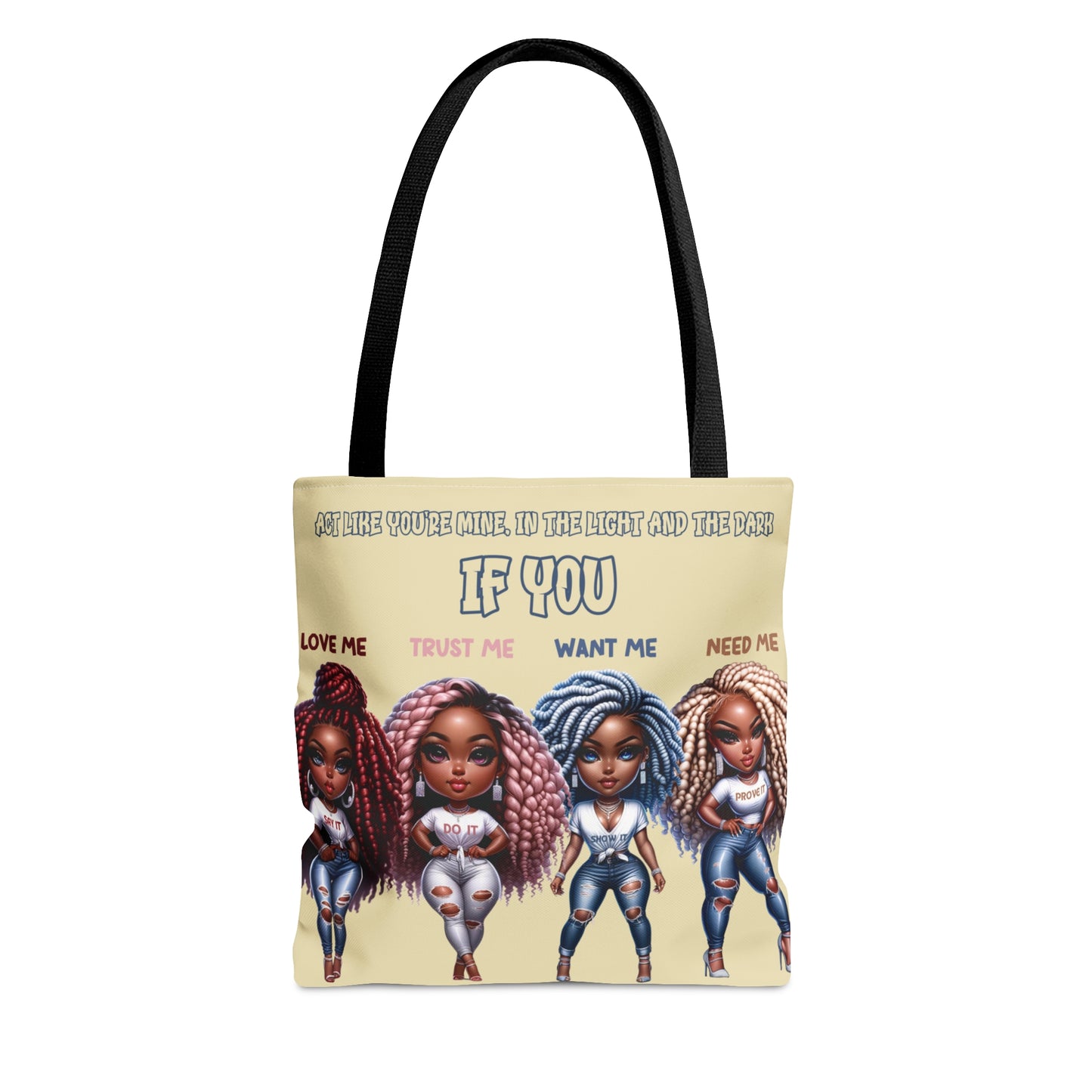 "SAY IT" TOTE BAG