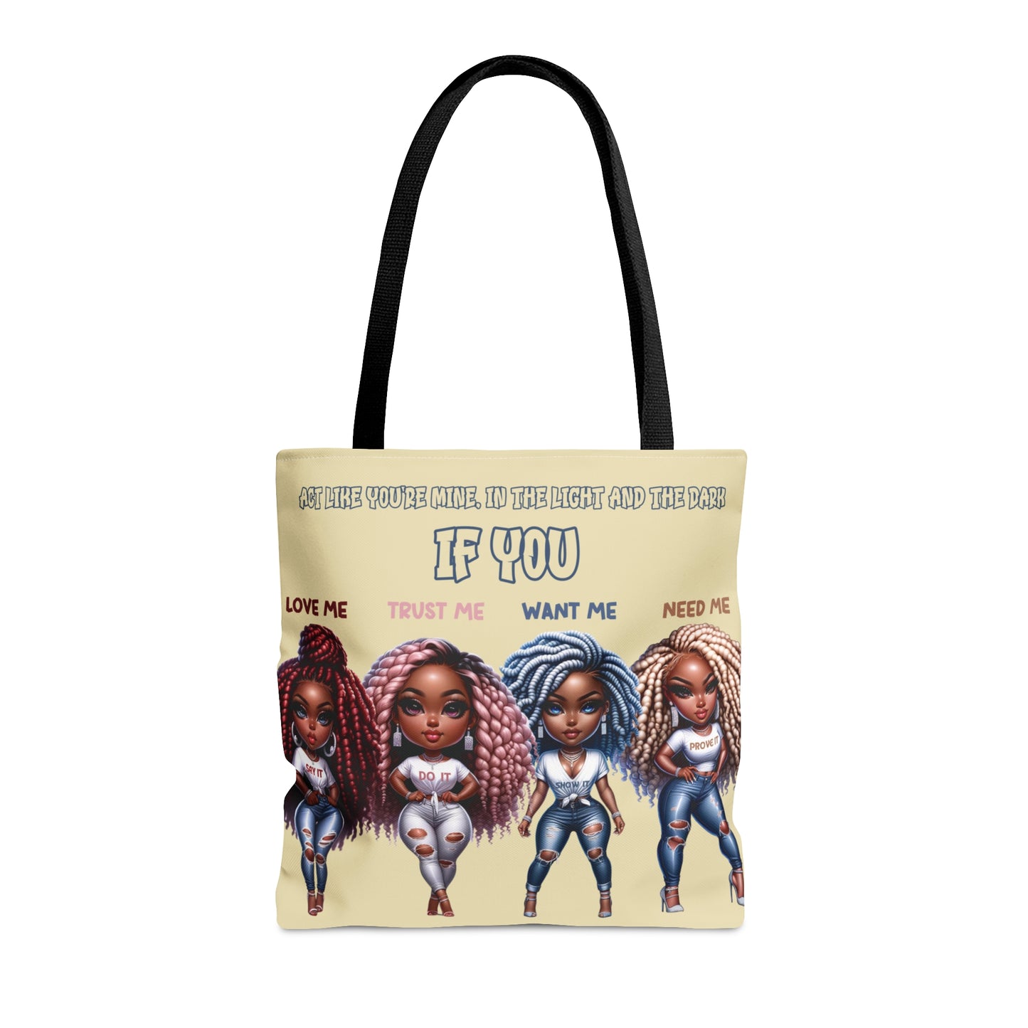 "SAY IT" TOTE BAG