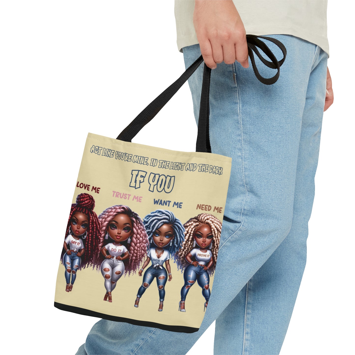 "SAY IT" TOTE BAG