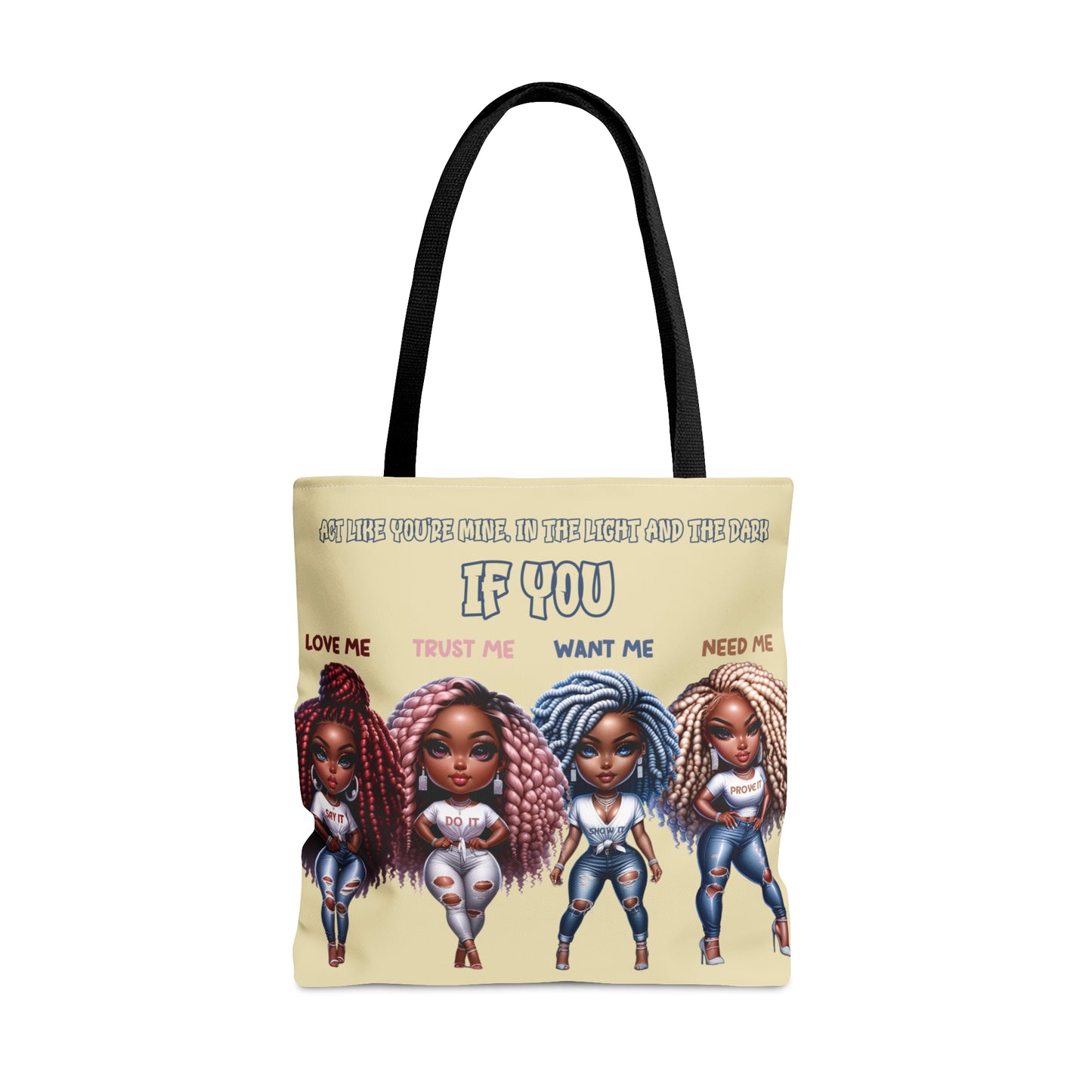 "SAY IT" TOTE BAG