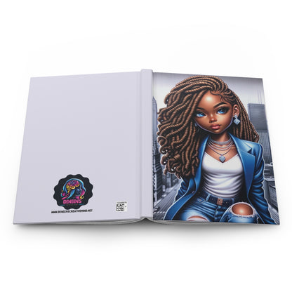 Blue Jean City - 150 Lined Pages Hardcover Matte Journal