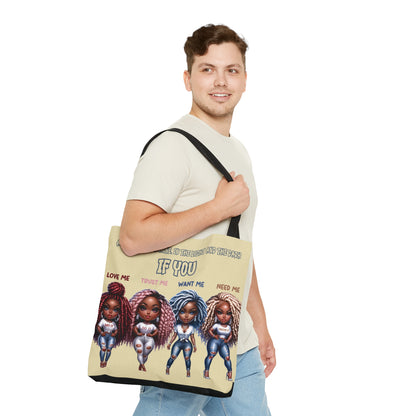 "SAY IT" TOTE BAG